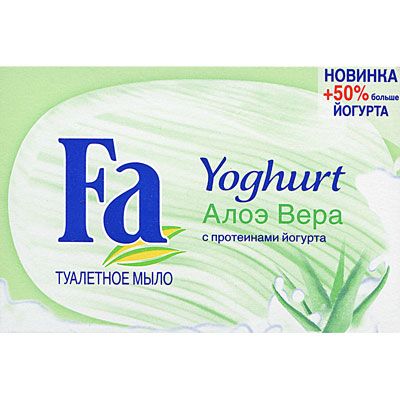 Туалетное мыло Fa "Yoghurt", алоэ вера, протеины йогурта, 90 г 1247304 Производитель: Германия Товар сертифицирован инфо 13148m.