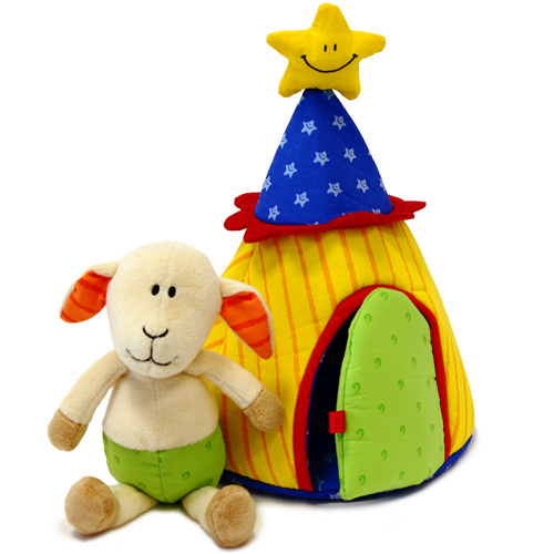 Развивающая игрушка "Домик с овечкой" домик, 1 овечка, 1 сумочка инфо 13559m.