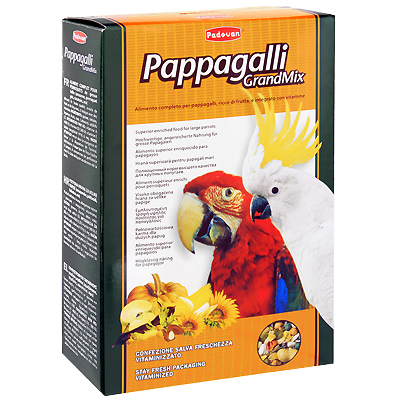 Корм фруктовый "Pappagalli" для средних попугаев, 600 г 6 см Вес: 600 г инфо 13909m.