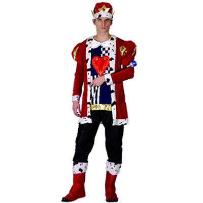 Маскарадный костюм "Червовый король" Рост: 179-184 см шапка, декоративные чехлы для обуви инфо 12543e.