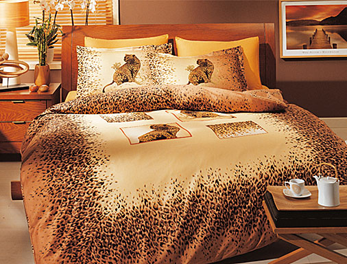 Постельное белье "Savana" (2-х спальный КПБ, сатин, коричневый, наволочки 50х70 и 70х70) Размер: 70 х 70 см инфо 12607e.