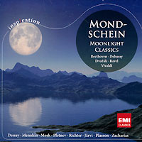 Mondschein Moonlight Classics Формат: Audio CD (Jewel Case) Дистрибьюторы: EMI Classics, Gala Records Германия Лицензионные товары Характеристики аудионосителей 2009 г Сборник: Импортное издание инфо 1013f.